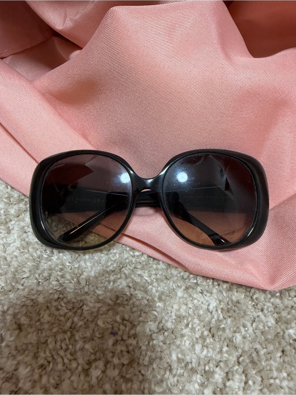 Gucci GG 3536/S Oversized Horsebit Sunglasses Black Gold